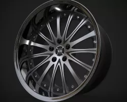 Weds Maverick 315F rim Low-poly 3D model