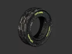 Wheel tire 3D model