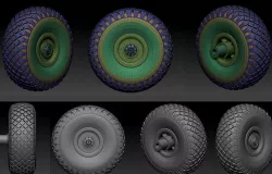 wheels 3D model