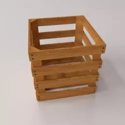 Wooden Crate 3D model