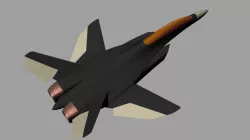 X-form fighter 3D model