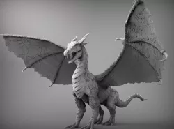 Zbrush Dragon 3D model