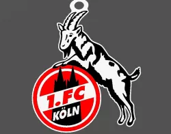 1. FC Köln Schlüsselanhänger Logo