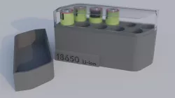 10x 18650 Battery holder/case