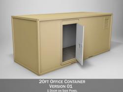 20ft office container 3d model | Page 1 | STLFinder