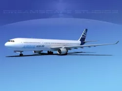 A330-300 Airbus 3D model