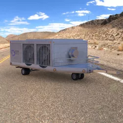 Aircraft Air Conditioning Unit Truck 3D model