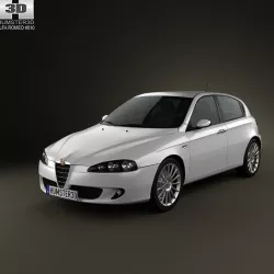 Alfa Romeo 147 5-door 2009 3D model