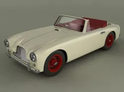Aston Martin DB2 4 mk1 drophead cabrio 3D model