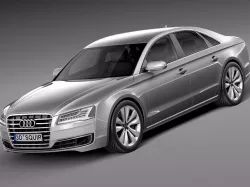 Audi A8 2014 3D model