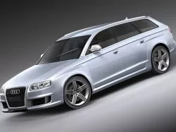 Audi RS6 Avant 2008 3D model