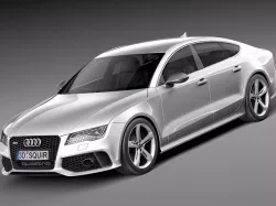 Audi RS7 2014 3D model