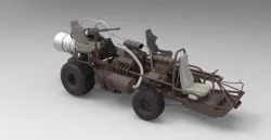 Aunty Entity Jet Car 3D model