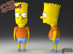 Bart Simpson 3D model