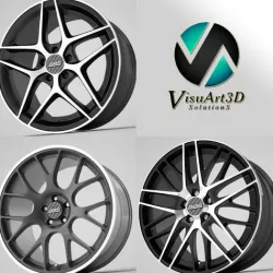 BBS rims 3D model