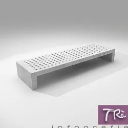 BENCH ESCOFET MAY 3D model