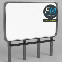 Billboard 3D model