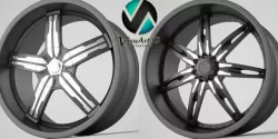 Black Ice Rims 3D model
