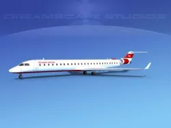Bombardier CRJ1000 Richards Aviation 3D model