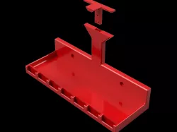 Braced Nintendo Switch OLED Dock Wall Mount