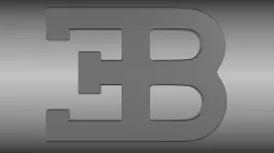 Bugatti logo 3D model