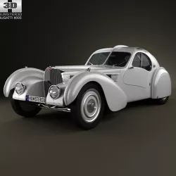 Bugatti Type 57SC Atlantic 1936 3D model