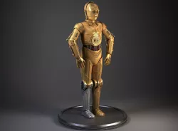 C3PO Star Wars Droid Robot 3D model