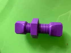 Captive nut toy