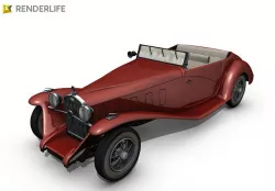 Car Roadster 2 3D model