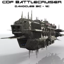 CDF Damocles Battle Cruiser 3D model