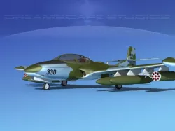 Cessna A-37 Dragonfly Uruguay 3D model