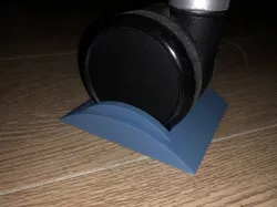 Chair chocks - Parking blocks for chairs with casters