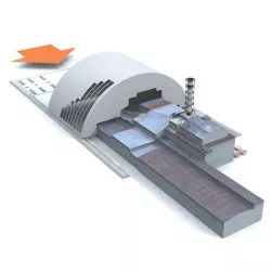 Chernobyl Reactor Containment Shelter 3D model