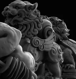 Chinese symbols kit 3D model