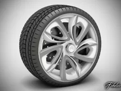 Citroen GT wheel 3D model