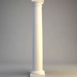 Classical Stone Column 2 3D model