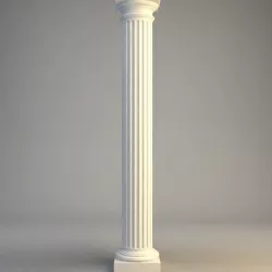Classical Stone Column 3D model