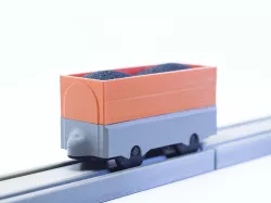 Coal Wagon for Wooden Tracks