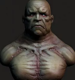 Creature Bust 3D model