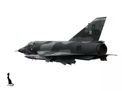 Dassault Mirage III E Pakistan scheme 3D model
