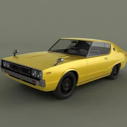 Datsun Skyline 240K GT 3D model