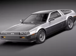 DeLorean DMC-12 3D model