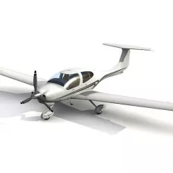 Diamond DA 40 3D model