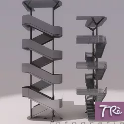 EMERGENCY STAIRS GROUP A 3D model