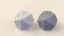 [EN] Balanced Dices 10 & 100 / [FR] Dés 10 & 100 équilibrés