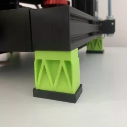 Ender 3 (V2&PRO) or CR Riser Feet 45mm TPU