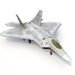 F22 Raptor Fighter Aircraft 3D model