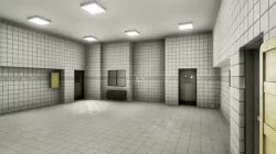 Facility interior modular UE4 Low-poly 3D model
