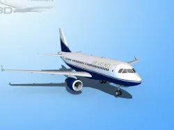 Falcon3D A319 JAB Airlines 3D model