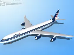 Falcon3D A340-600 Air Transat 3D model